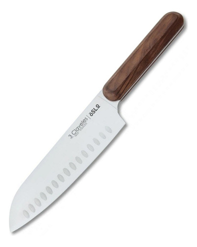 Cuchillo 3 Claveles Oslo Santoku 17,5 Cm Cod 1433 Color Gris