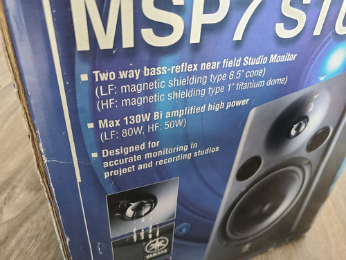 Remato Monitor Yamaha Msp7 Studio Original 130w Funcionando