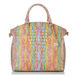 Brahmin Bolso Grande Duxbury Satchel, Taffy De Agua Salada