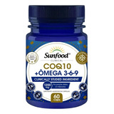 Coq10 + Omega 3-6-9 1200mg 60caps Sunfood Clinical