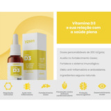 Vitamina D3 Líquida Alta Absorção Yosen 30ml 200 Ui Por Gota