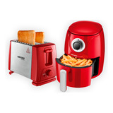 Fritadeira Elétrica Sem Óleo Air Fryer Lenoxx + Torradeira