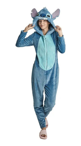Ropa Para Dormir Mameluco Lilo Y Stitch Qw03 Azul | Envío gratis