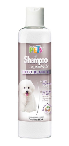 Shampoo Para Perro Essentials Pelo Blanco 250 Ml Fancy Pets
