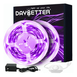 Daybetter Kit De Tira De Luz Led Negra, Accesorios De Luz Ne