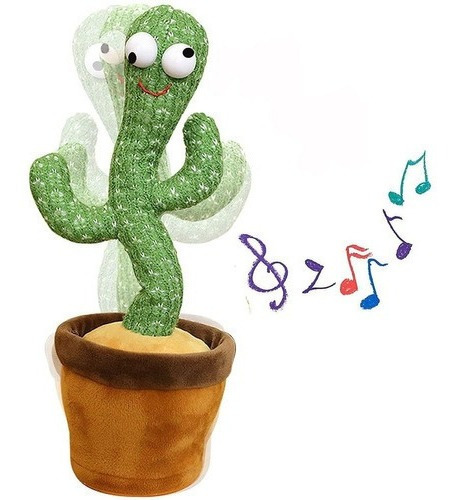 2 Piezas The Vibrato Parrot Cactus Puede Cantar Y Bailar Jug