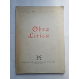 Ángel María Céspedes / Obra Lírica 