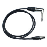 Cabo Mini Xlr 3 Pinos Para P10 Mono Sistema Sem Fio Akg