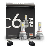 Kit Cree Led C6 Mini H4 H1 H7 H11 9006 Sin Cooler 20.000 Lms