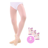 6 Pack Mallas 3d Para Niña Ballet Marca Tan