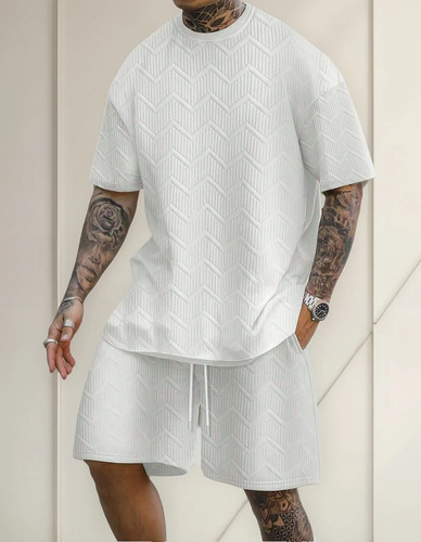 Conjunto Deportivo Playera Manga Corta Y Shorts Para Hombre | MercadoLibre