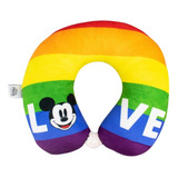 Pescoceira Love Mickey Arco-íris Da Disney 29x8x30 Cm Cor Colorido