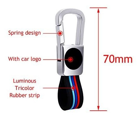 Shsbscar Car Logo Luminous Keychain Accessorie For Volvo Foto 3