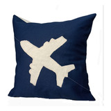 Almohadones  Aviones Bordado Artesanales