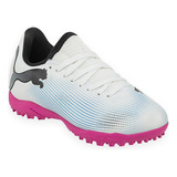 Botin De Futbol Puma Future 7 Tf Niño Blanco Solo Deportes