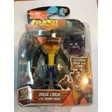 Figura Crash Bandicoot Biker Crash 12 Cm Articulada