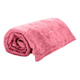 Cobertor Ligero Matrimonial Liso - Hotelero Suave Y Caliente Color Rosa