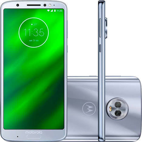 Smartphone Motorola Moto G6 Plus Azul Topazio 64gb 4ram Chip