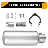 Silenciador De Tubo De Escape Universal Para Moto 51mm