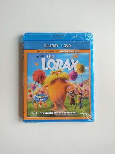 Dr. Seuss The Lorax - Blu Ray + Dvd Cerrado 