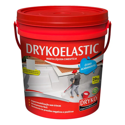Cimento Elástico Impermeabilizante Caixa De Água 20kg Drykoelastic