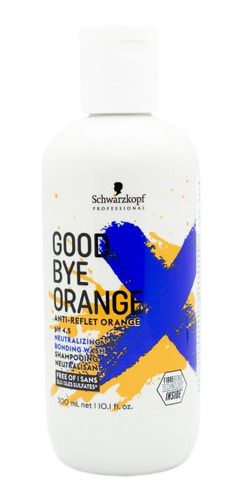 Schwarzkopf Goodbye Orange Shampoo Matizador X 300ml Local