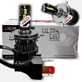 Lampada Superled 70w 10000 Lumens 12/24v 6000k H4 Com Cooler