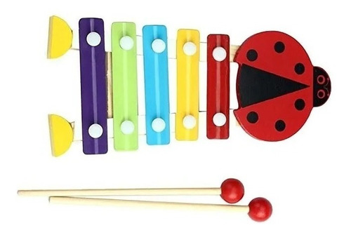 Xilofono Marimba Pequeña Juguete Niños Musical Madera Sz-095