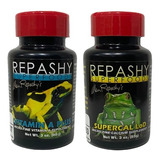 Kit De Calcio+vitaminas Repashy Para Reptil Y Anfibios 85g