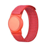 Funda Silicona Para Airtag  Tipo Reloj Pulsera De Nylon