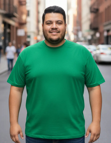 Playeras Cuello Redondo Tallas Extras Colo Liso 3xl,4xl,5xl | MercadoLibre