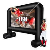 Pantalla De Cine Inflable De 16 Pies Para Exteriores, Pantal