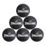 Paquete De 6 Balones Spalding Basquetbol Basic #7 (83969z)
