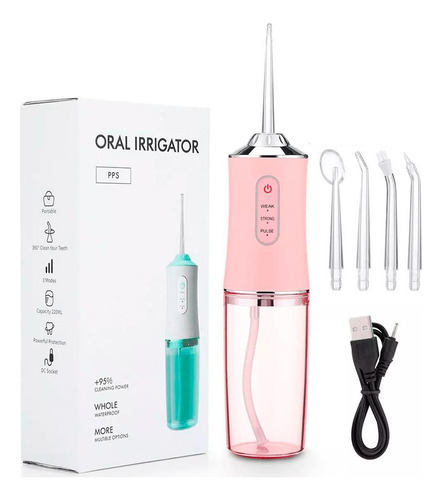 Irrigador Oral Jato Dagua P/ Limpeza Dental - 4 Bicos