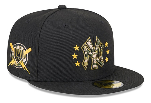 New Era Gorra N Y Yankees Armed Forces Mlb 59fifty Cerrada