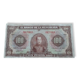 Colombia 100 Pesos Oro 1950 Escaso