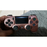  Playstation Dualshock 4 Rosa Dourado - Ps  4. Com Detalhes.