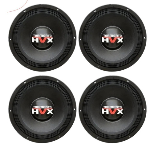 Kit 4 Woofer Tormento Hvx 12 Polegadas 500wrms Novo