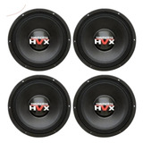 Kit 4 Woofer Tormento Hvx 12 Polegadas 500wrms Novo