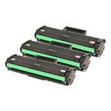 3 Toner Compatível D101 Ml2165 Scx3400 Ml2165 1.5k Com Chip 