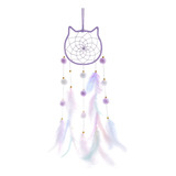 Pretty Jolly Atrapasuenos De Gato Morado Para Ninos, Decorac