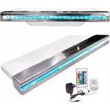 Kit Cascata De Piscina 80cm Embutir Bico Inox Com Led Colors