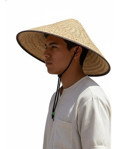 Sombrero Unisex Vietnamita Palma Oriental Japones Arrozero