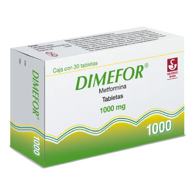 Dimefor Tableta 1000 Mg, 30 Tabletas | Envío gratis
