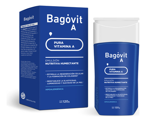 Bagovit A Emulsion  Nutritiva Hipoalergenica 120g