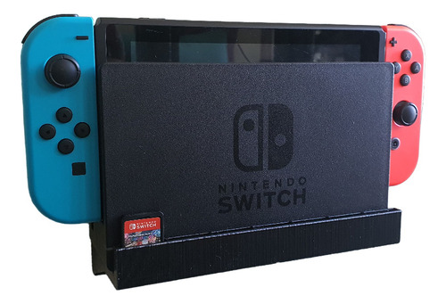 Soporte Pared Muro Nintendo Switch Cartuchos De Juegos 3d