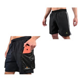 Short Cargo Hombre Bolsillos Laterales + Bermuda Microfibra