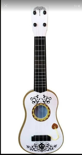 Guitarra  Coco Para Niño Color Blanco