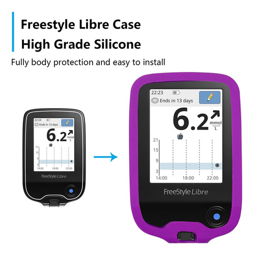 Eseige Freestyle Libre - Funda De Silicona Suave Para Proteg