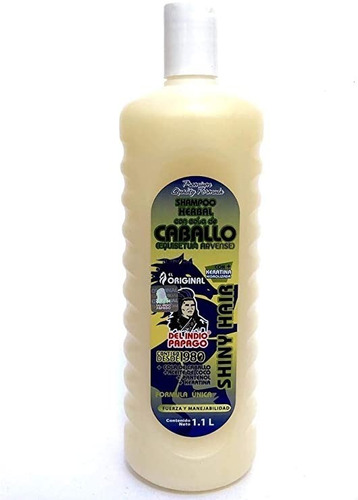 Shampoo Cola De Caballo + Keratina 1100 Ml Indio Papago.
